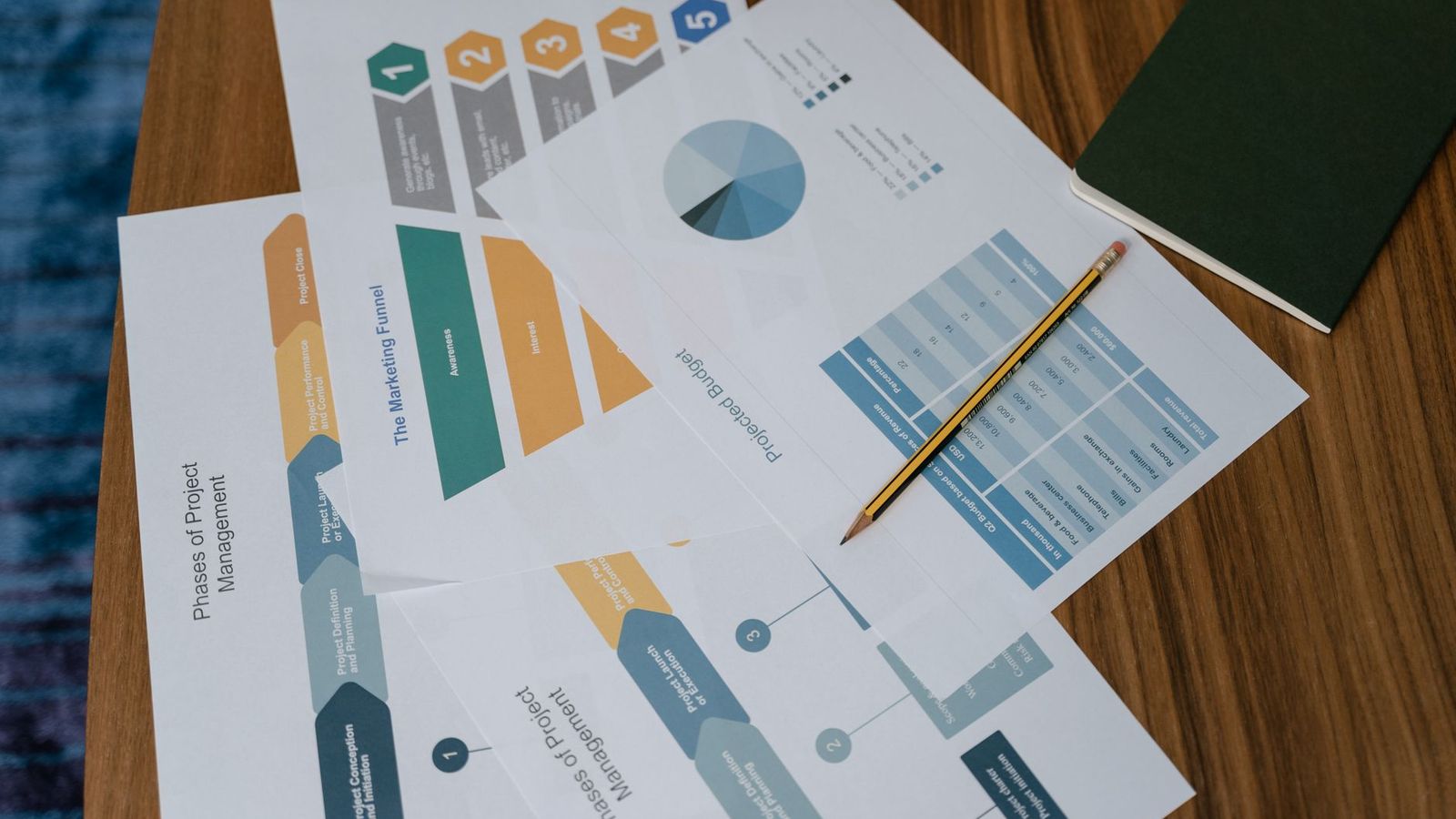 Un rapport chiffré posé sur un bureau