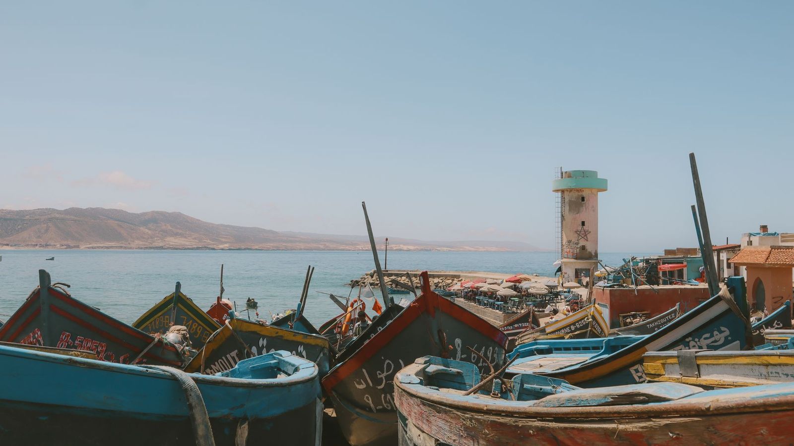 La côte du Souss, au sud d'Agadir