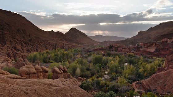 Une vallée de l'Atlas marocain